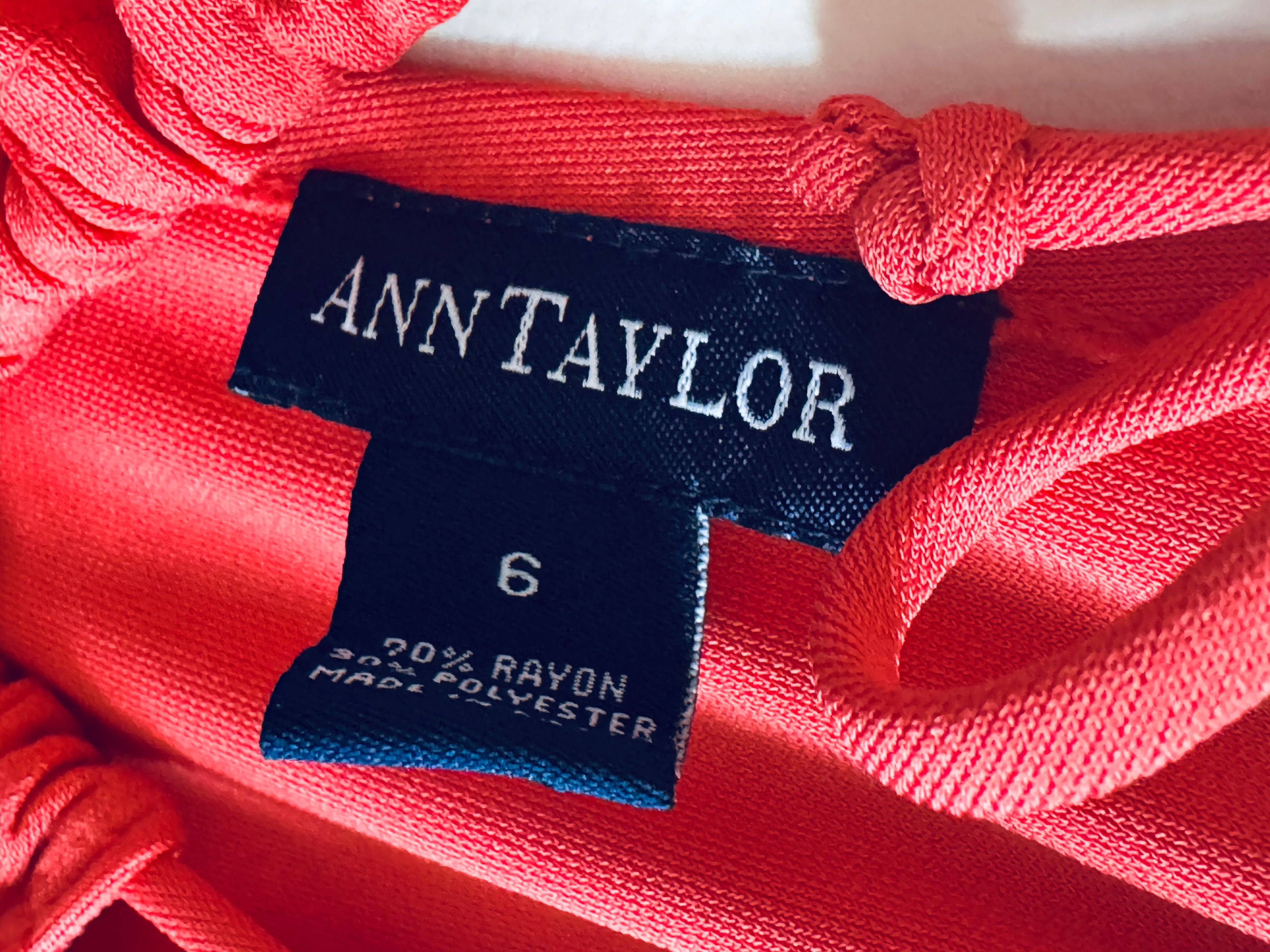 Coral Crush! Ann Taylor Halter A-Line Dress