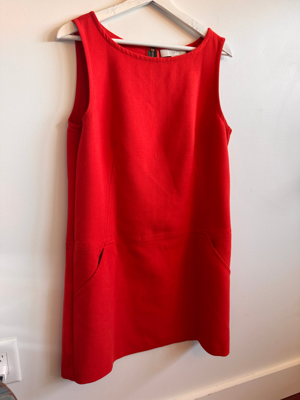 Retro Red! LOFT A-Line Shift Dress