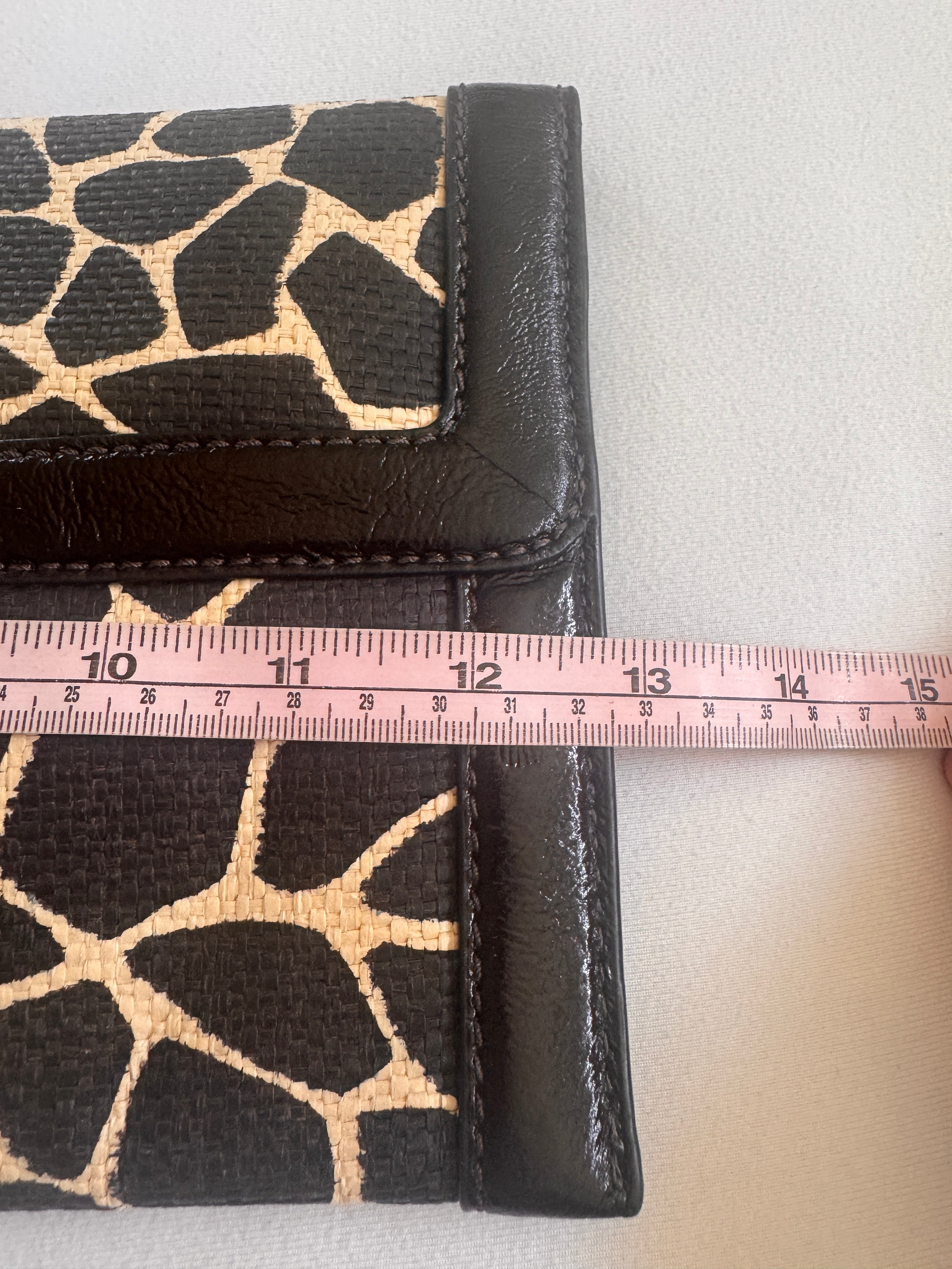 Safari Chic! Banana Republic Envelope Clutch Purse