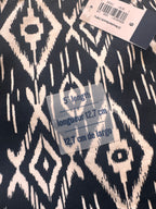 Graphic! Old Navy Black & White Ikat Print Shorts