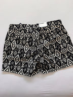 Graphic! Old Navy Black & White Ikat Print Shorts