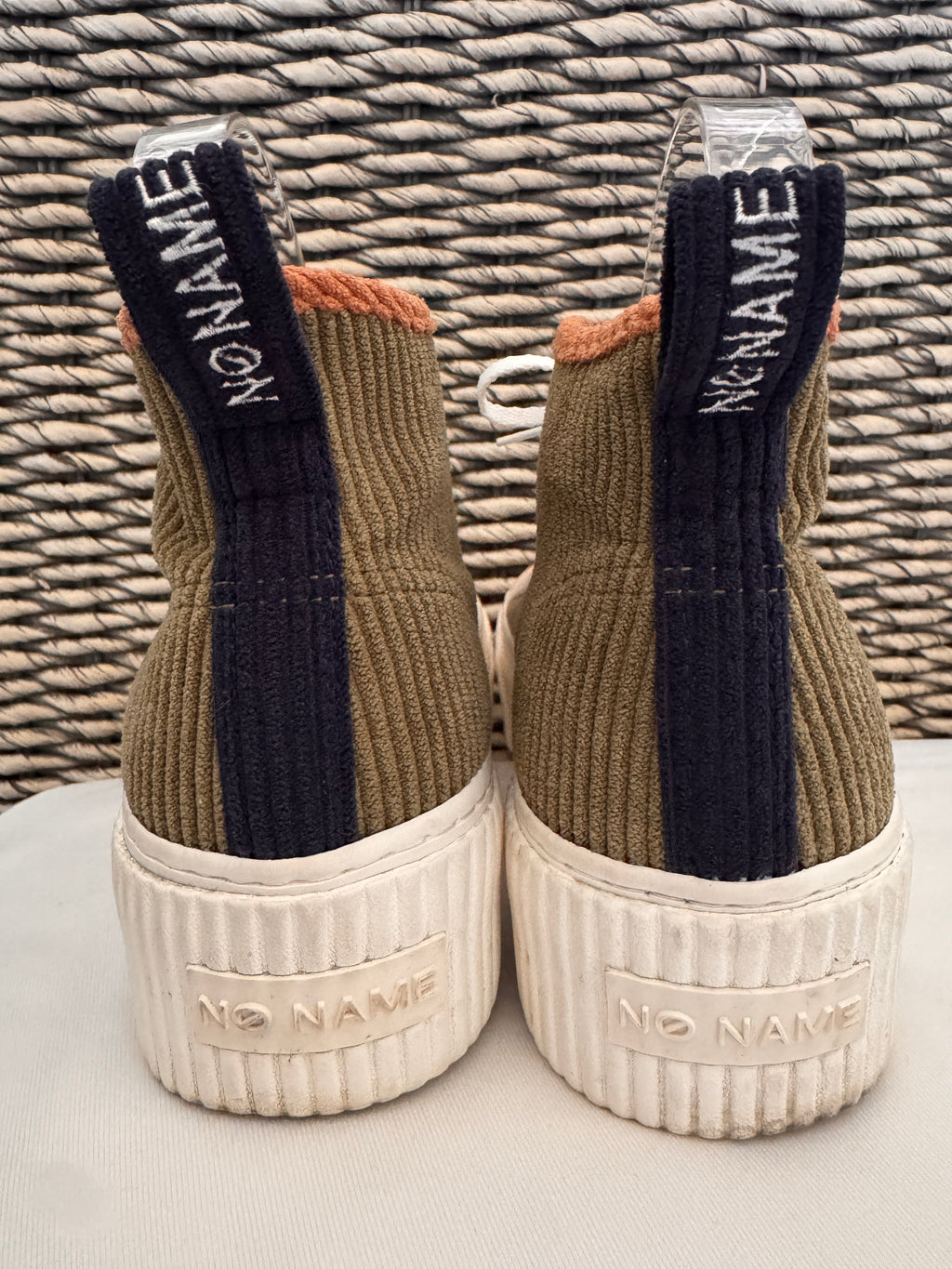 Color Pop! NØ NAME Corduroy High-Top Sneakers