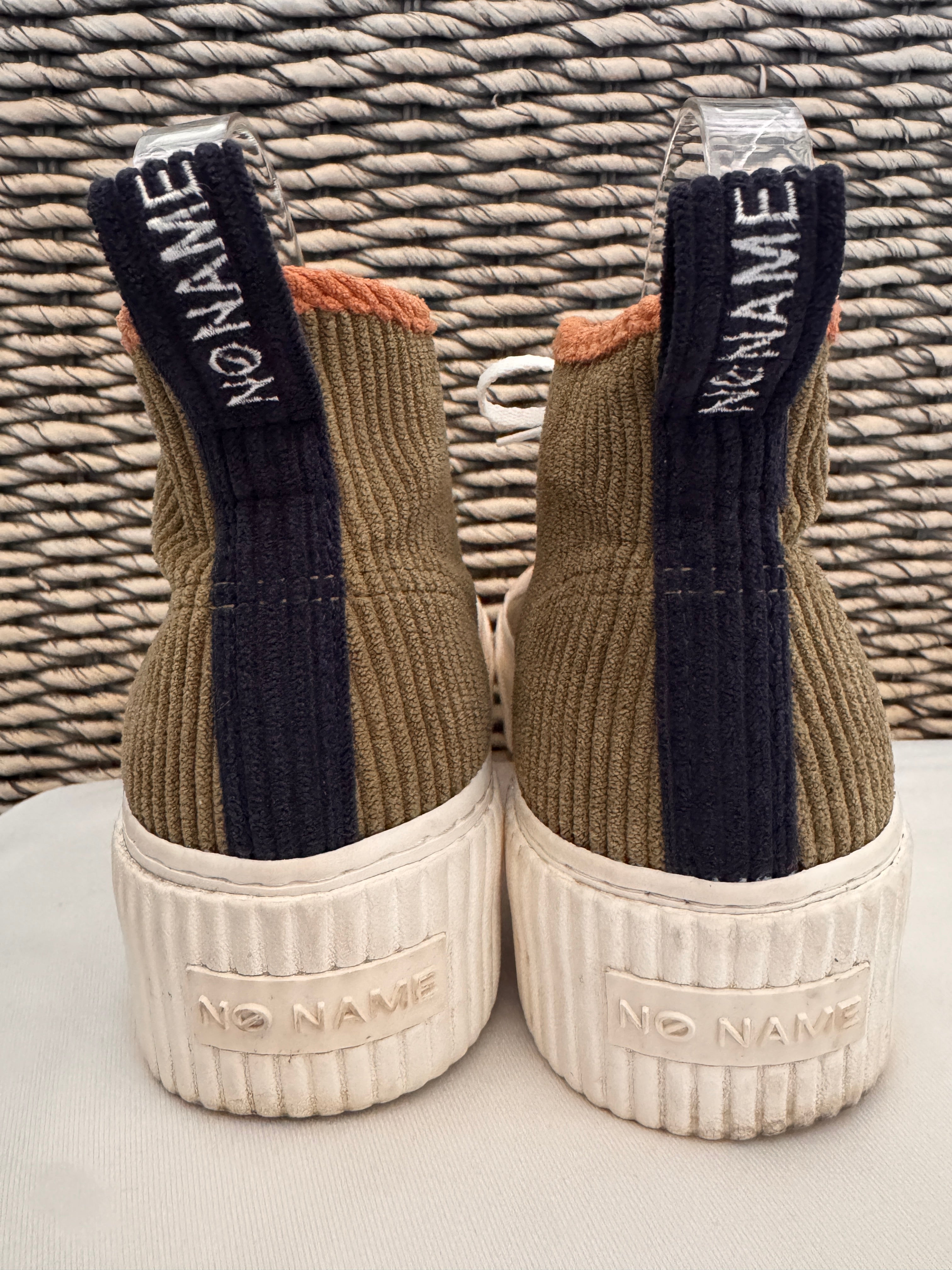 Color Pop! NØ NAME Corduroy High-Top Sneakers