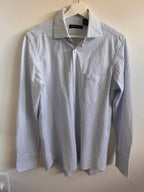 Classic Comfort! Kenneth Cole Light Blue Stripe Button-Down Shirt