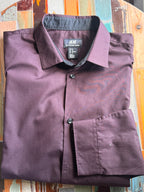 Sharp! H&M Maroon Button-Down Shirt Men's Small