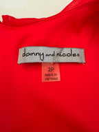 Polka Dot Darling! Danny & Nicole Red Polka Dot Dress Size 2P