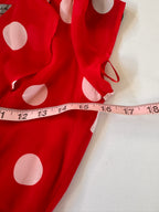 Polka Dot Darling! Danny & Nicole Red Polka Dot Dress Size 2P