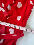 Polka Dot Darling! Danny & Nicole Red Polka Dot Dress Size 2P