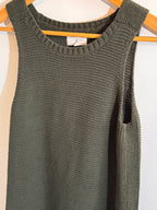 Effortless! Lou & Grey Olive Green Lightweight Sweater — Size XS