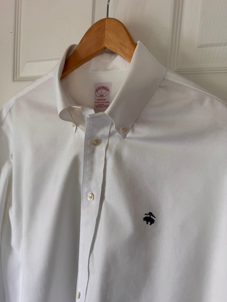 Polished Classic! Brooks Brothers Madison Royal Oxford Shirt