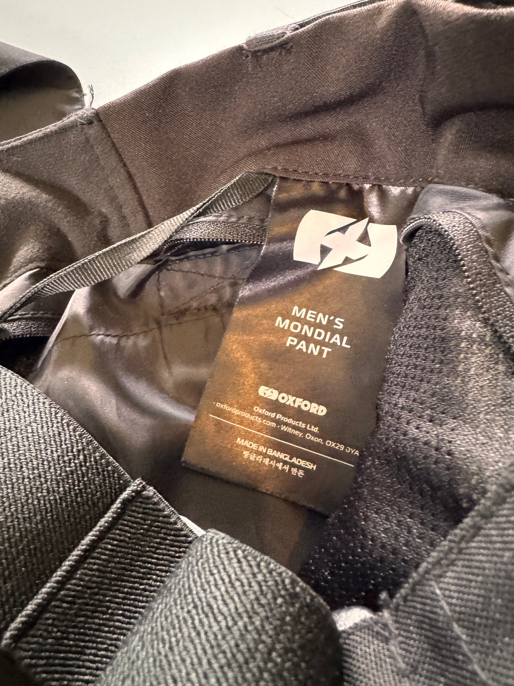 Lable inside of pants