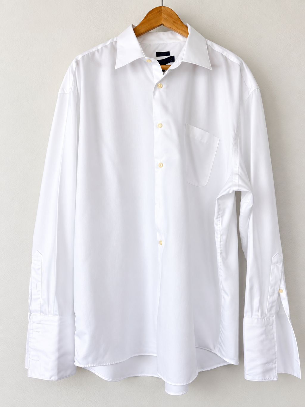 Refined! Pronto Uomo White Twill Dress Shirt
