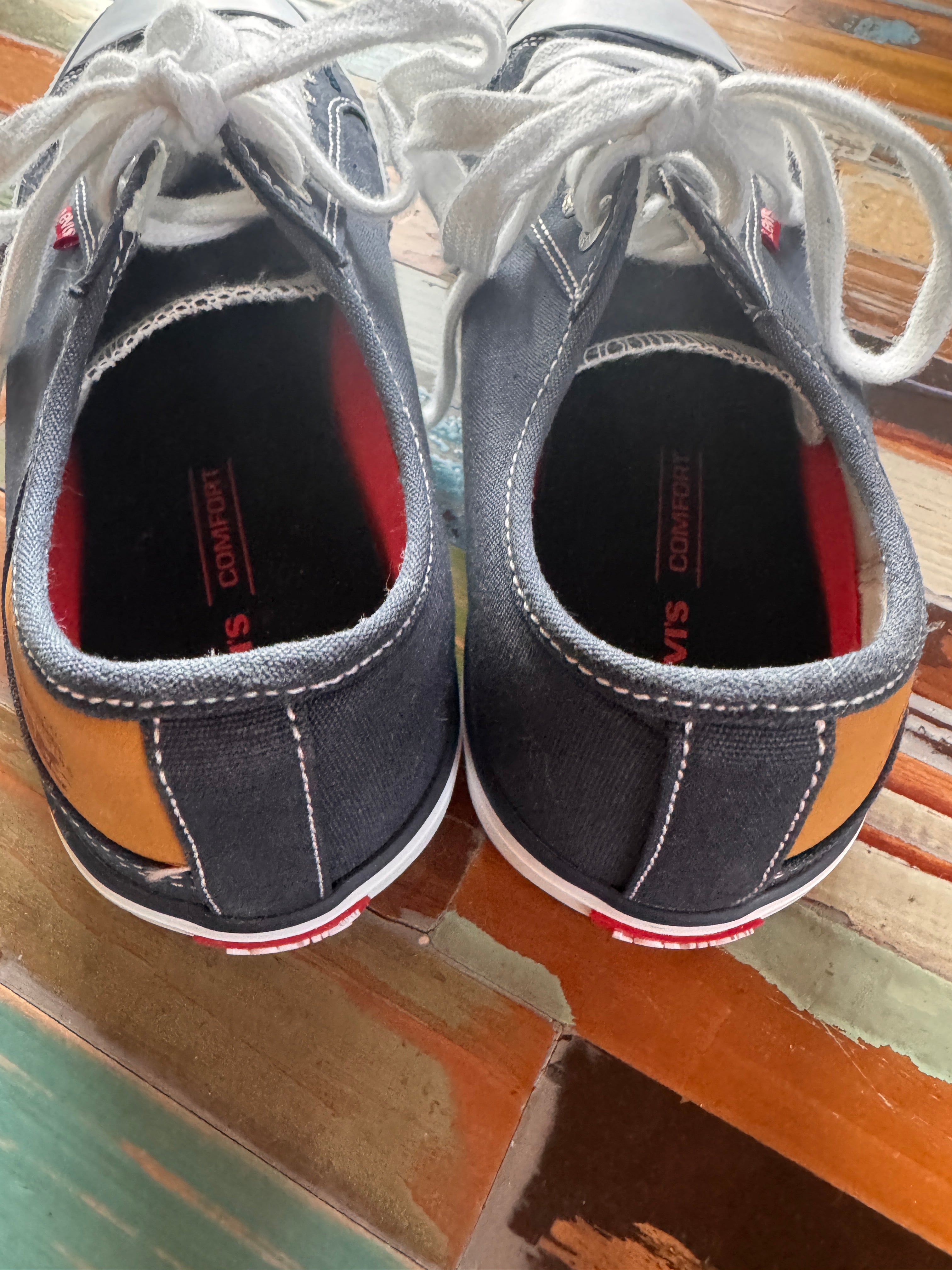 Inside of Sneakers and back image