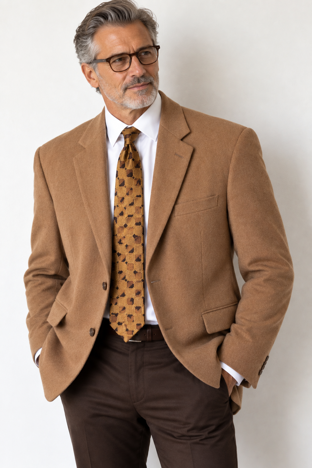 Luxe! Tasso Elba 100% Camel Hair Men's Sport Coat