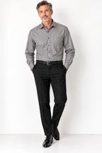 Refined! Tasso Elba Gray No-Iron Dress Shirt | Men’s 17.5 34/35