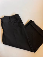 Pants folded on a white background
