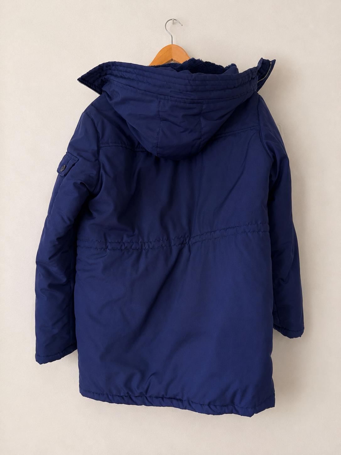 Cold Front! Vintage Northeast Royal Blue Hooded Puffer Parka