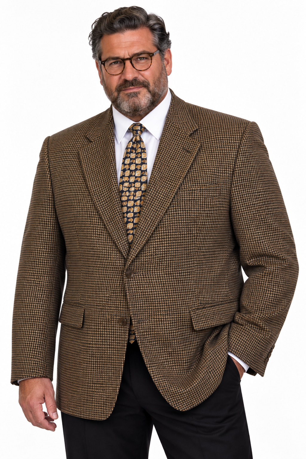 European Classic! Yves Saint Laurent for Men Wool & Silk Blazer |