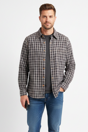 Weekend Favorite! Banana Republic Purple Plaid Button-Down Shirt