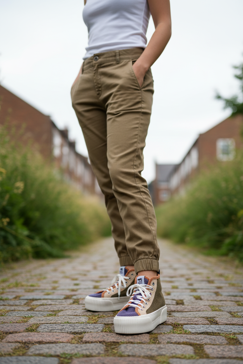 Color Pop Corduroy High-Tops Lifestyle