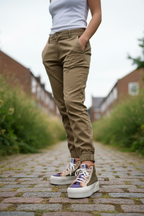 Color Pop Corduroy High-Tops Lifestyle