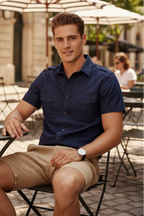 Express Navy Shirt Lifestyle