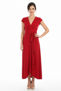 Michael Kors Red Wrap Dress Lifestyle