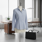 Talbots Button Down Blouse in professional setting