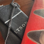 Kent Stetson signed Red Shoe Envelope Clutch - new, never used