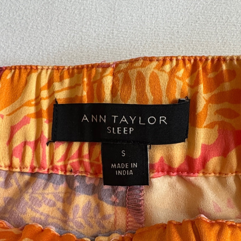 Ann Taylor Multicolor Floral Shorts Pajama Set Sz S