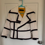 DSQUARED White and Black Women's Blazer