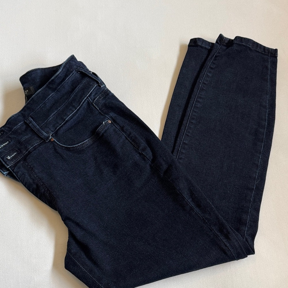 Ann Taylor Petite Curvy High Waist Skinny Jeans