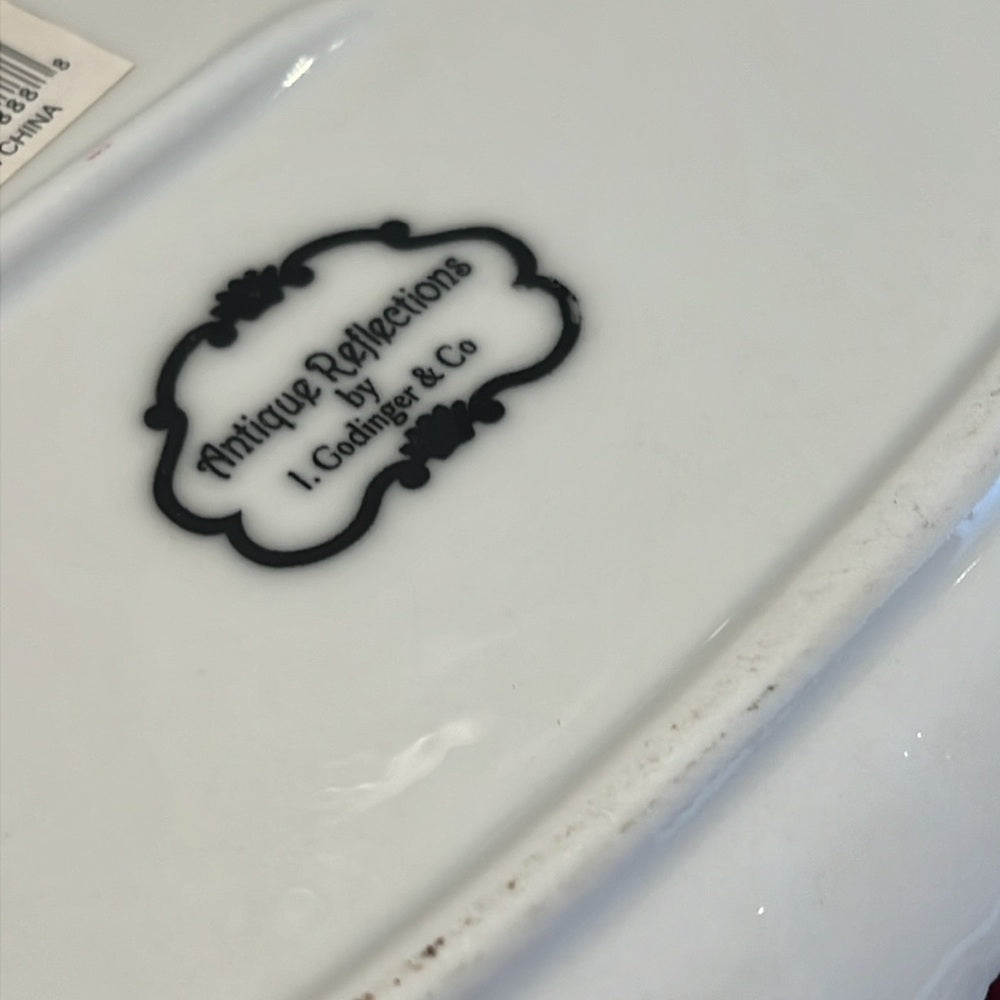 Inspired!  Vintage style reticulated serving platter