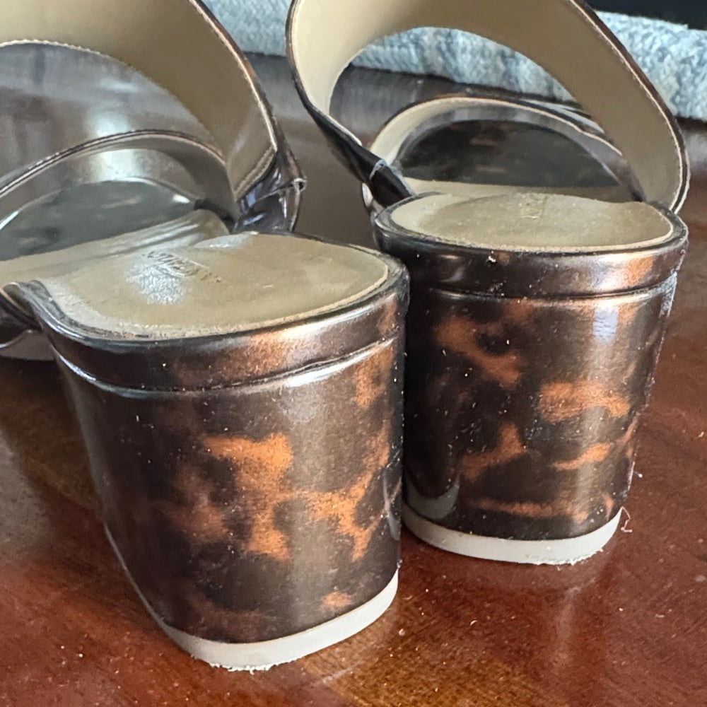 Ann Taylor Tortoiseshell Women's Sandals - Sz 6