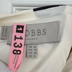 Hobbs London Polka Dot Midi Dress - Black and Cream