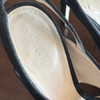Cushnie et Ochs Black Cutout Slingback Heels - Sz 35