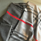 Pancho!  Sisters NWT Plaid Pancho - one size