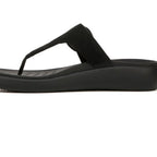 COMFORT!  Vionic Women's Activate RX Flip Flop Sandal Black Suede - Size 6