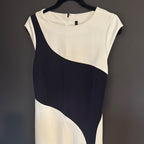 Black and White Colorblock Dress by The Limited - Sz 8