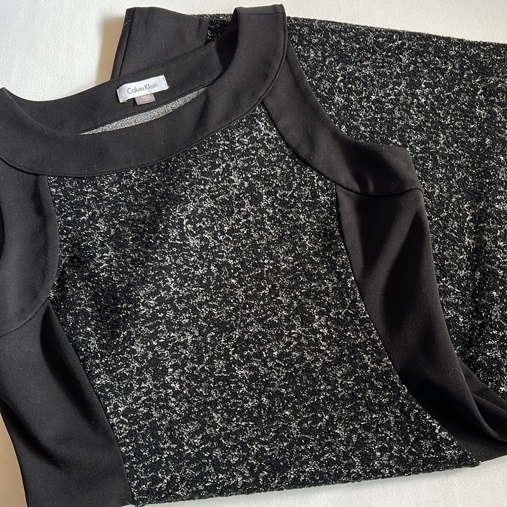 Office!  Calvin Klein Tweed fitted dress - Sz 10