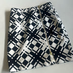 Smart!  Talbots navy and white zip front skirt - 8P