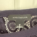 Ann Taylor Navy Lace Dress NWT Sz 6
