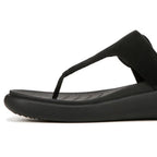 COMFORT!  Vionic Women's Activate RX Flip Flop Sandal Black Suede - Size 6