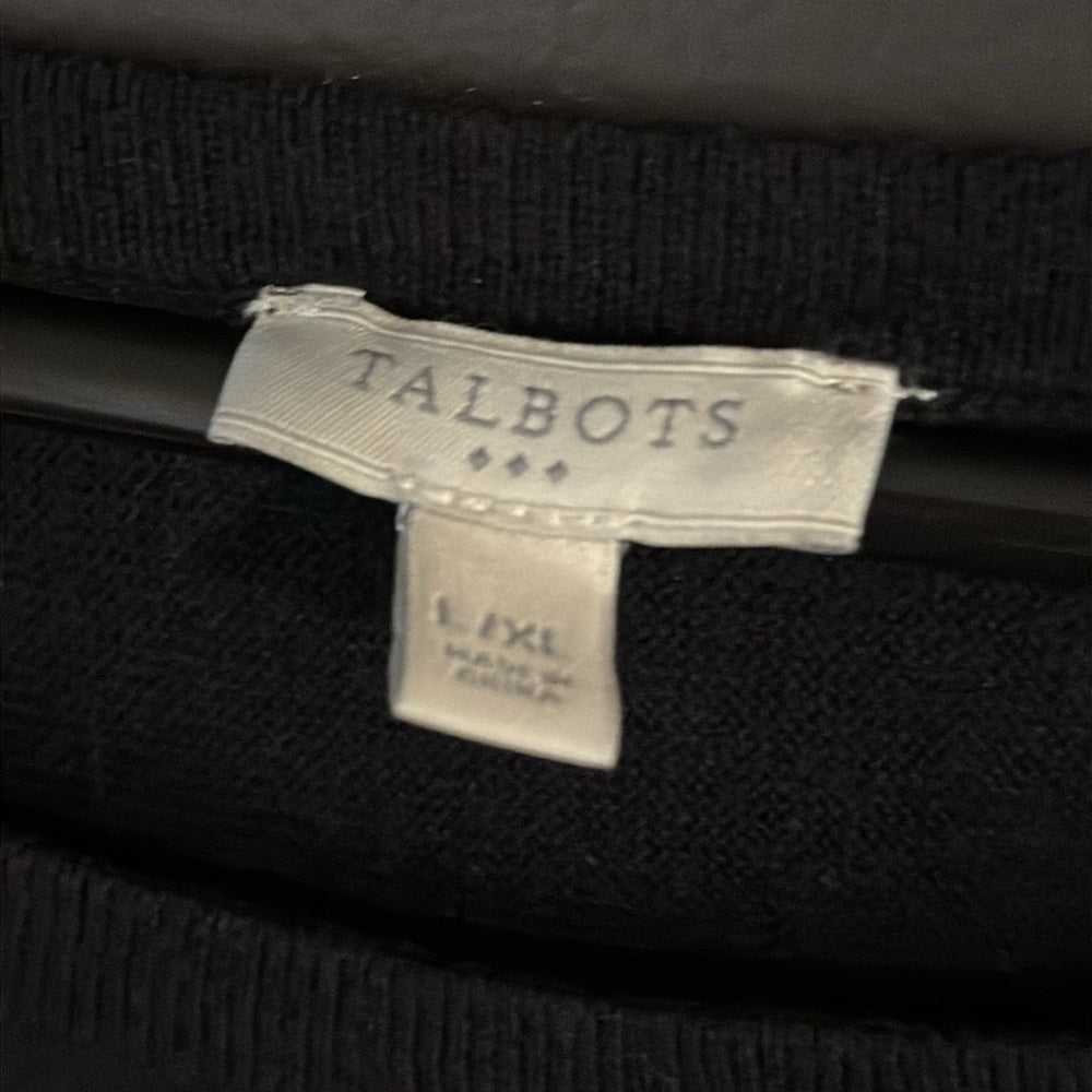 Warm!  Talbots button side pancho - Size L/XL