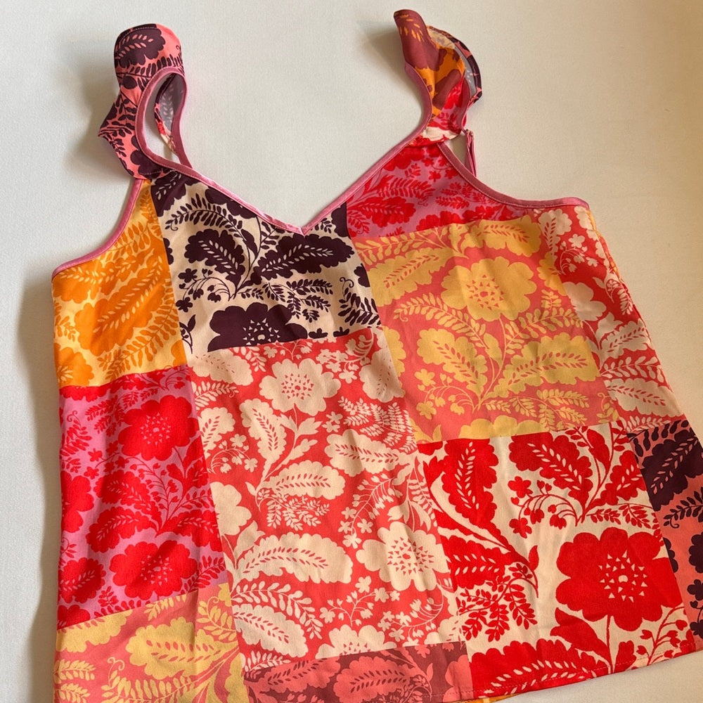 Ann Taylor Multicolor Floral Shorts Pajama Set Sz S