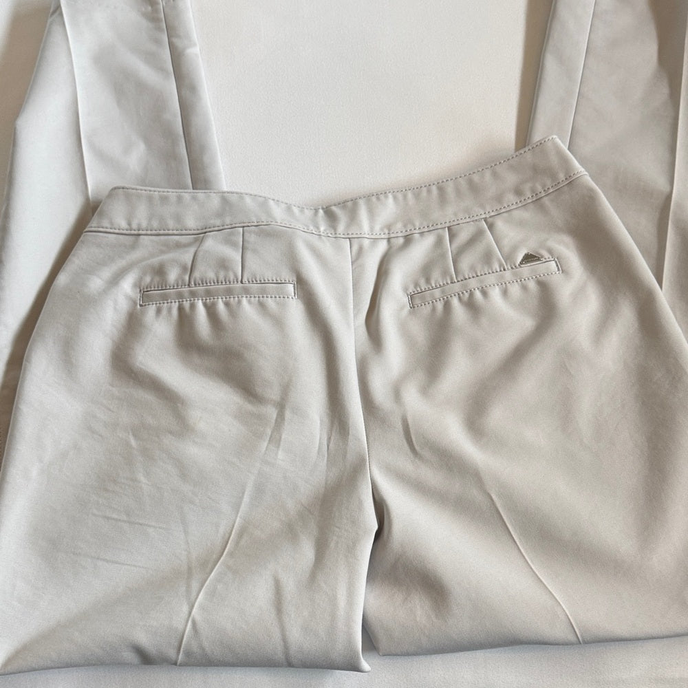 White House Black Market Light Gray Straight Leg Pants - Sz 10