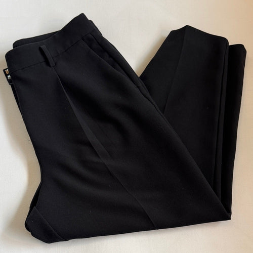 Ann Taylor The High Rise Pleated Taper Pant in Fluid Crepe 10P