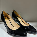 Class!  Cole Haan Black Patent Leather Heels - Sz 6 EUC