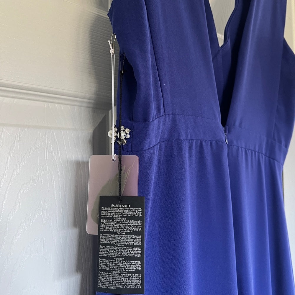 Glam!  Beautiful blue semi-formal dress - Size S NWT