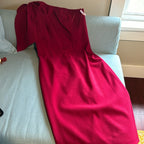Party!  Dress the Population Tiffany Garnet Dress - Size M (6-8)